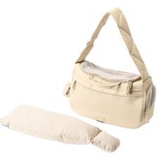 milliong 寵物 New Milling包 + 坐墊組合, 奶油色, 1套