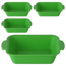 Little Hertz 水果方碗, 淺綠色, 4個