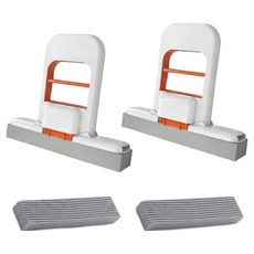 스프렉스 핸디형 욕실 물기제거 밀대 2p +리필 2p 세트, 혼합색상, 1세트