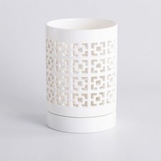 Kusso 現代陶瓷瀝水餐具筒 10.5 x 14 cm, L 白色, 1個