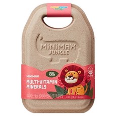 미니막스 정글 멀티비타민미네랄 복숭아맛 240g, 60정, 1개