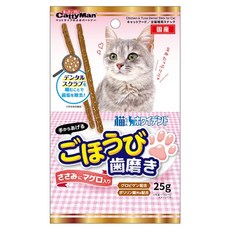 캐티맨 고양이 냥덴탈 스크럽 스틱, 25g, 1개, 혼합맛(치킨/참치) 25g, 1개, 혼합맛(치킨/참치)