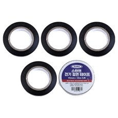 스탠맨 전기절연테이프 19mm x 10m, 5개