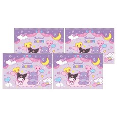 산리오 V3 스케치북 쿠로미, 8절, 4개, 16매