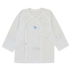 ETTOI 新生兒圓點棉質蝴蝶衣