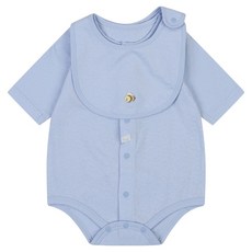 ETTOI 新生兒用 禮品用 愛麗絲七分袖連身衣 + 禮品包裝組 + 購物袋