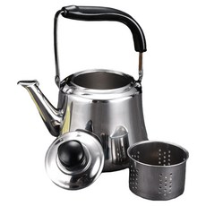 OURWORKS 不鏽鋼鳴笛直火電磁爐燒水壺, 銀色, 1個, 2L