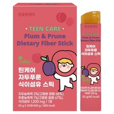 천호엔케어 틴케어 자두 푸룬 식이섬유 젤리 스틱 20p, 20, 400g, 1개