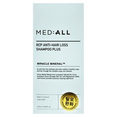 MED ALL RCP 防脫髮洗髮精 Plus, 1個, 250ml