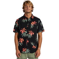 QUIKSILVER 男士花卉圖案標準版型襯衫 QE21ST021KVJ