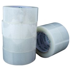 BOPP 포장용 테이프 45mm x 120m, 투명, 6개