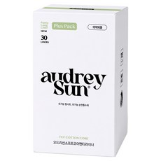 오드리선 TCF 소프트코어 유기농 팬티라이너, 롱, 30개입, 1개