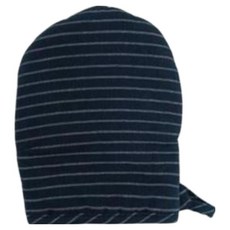 부엌다옴 스트라이프 면 미니 오븐장갑, 네이비, 1개