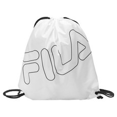 FILA 斐樂 運動束口袋, 白色, 1個