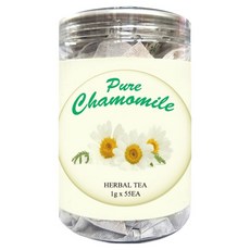 頂級三角茶包洋甘菊茶, 1g, 1個, 55入