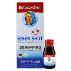 로트벡쉔 아이젠 샷 철분 비타민C 10p, 1개, 600ml