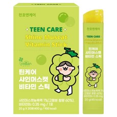 Chunho Ncare TEENKARE 麝香葡萄維他命果凍棒 20入, 400g, 1個
