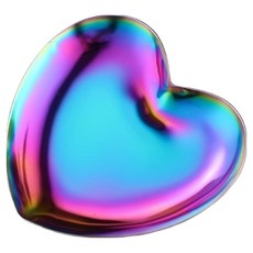 하미룸 메탈 스텐 수납 하트모양 트레이, 컬러