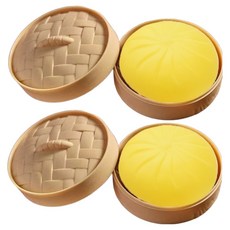 MaDaKkuMi 鬆軟大餃子捏捏樂 紓壓療癒小物 大型, 05 黃色, 2個