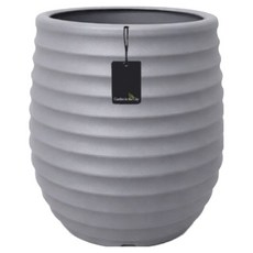 도시정원 대형 인테리어 PP 가로줄화분 031, 그레이, 1개