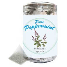 Herb World 薄荷三角茶包 草本茶, 1g, 1個, 55入