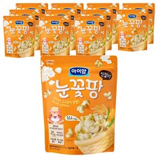 아이얌 유아용 일동후디스 아이얌 눈꽃팡, 12개, 25g, 인절미맛