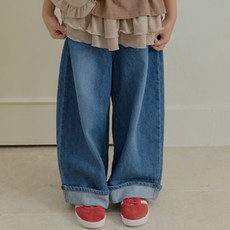 Urban Rabbit 兒童弧形天絲牛仔褲