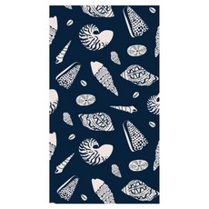 BUFFALO BFL 海灘戲水雙面Mare毯式運動沙灘巾 大型 180 x 100 cm, 杏仁海軍藍, 1個