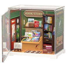 Rolife 若來 DIY 超級創作者 記憶書店 立體拼圖 DWS04B, 混合色, 1個, 44件