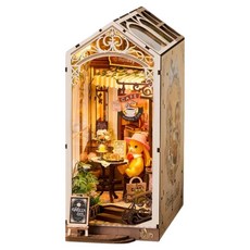 Rolife 若來 DIY書房角落假日咖啡館立體拼圖 TGB15, 混合色, 1個, 171件