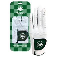 CRISION albatrossA albatross-a 羊皮高爾夫手套 男士 _ 男性 1個 左手, 綠色