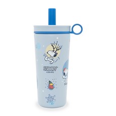 COTD SNOOPY聯名 陶瓷保溫珍珠杯, 歐拉夫藍色, 1個, 800ml