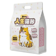 朕 Plus 人生貓砂 米粒型豆腐砂 隱血測試 + 茶多酚益生菌除臭, 2.4kg, 1包, 原味豆香