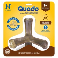 Quado Q樂多 巨型趣味互動潔牙骨, 192g, 1個, BBQ風味