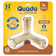 Quado Q樂多 巨型趣味互動潔牙骨, 192g, 1個, 花生風味