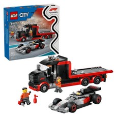 LEGO 城市系列 展示用卡車與奧迪F1賽車 60493, 1套