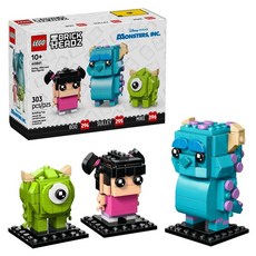 LEGO 大頭系列 毛怪 大眼仔和阿布玩偶 40861, 1套