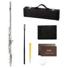 Moller 入門款長笛 FS-708, 銀色, 1個