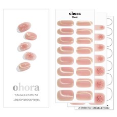 오호라 젤 네일 스트립, N 스윗 보우, 1개