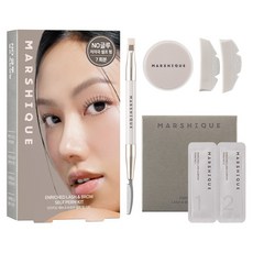 MARSHIQUE Enriched 睫毛眉毛自助燙髮套組, 1套, 燙髮套組