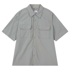 BUCKAROO 男士尼龍外口袋短袖襯衫 B252SH010P