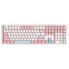AULA 狼蛛 狼蛛 韓文 低噪音 Funkeys 薄膜有線鍵盤, 粉紅色, ULA S102 狼蛛 韓文, 製造商軸