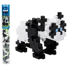 PLUS-PLUS 加加積木 管狀熊貓 100p 套組, 混合顏色, 1套