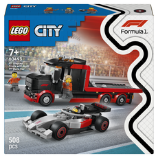 레고 시티 F1 전시용 트럭 + Audi 레이스카 레고 세트 60493, 1세트