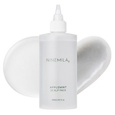 NINEMILA 蘋果薄荷頭皮清涼去角質髮膜, 1個, 300ml