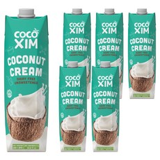 코코씸 코코넛크림 요리용, 6개, 1L