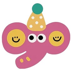 Pick&Go 可愛圖案門簾窗簾組, 款式 D