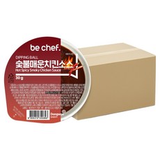 비셰프 디핑볼 숯불매운치킨소스, 32개, 30g