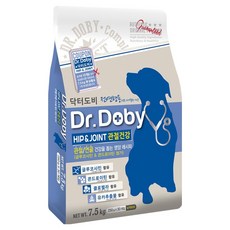 닥터도비 강아지 힙앤조인트 건식사료, 뼈/관절강화, 7.5kg, 1개