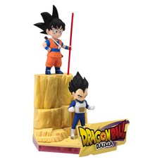 BANDAI 七龍珠DAIMA 迷你孫悟空 + 迷你貝吉塔 組裝模型, 1個